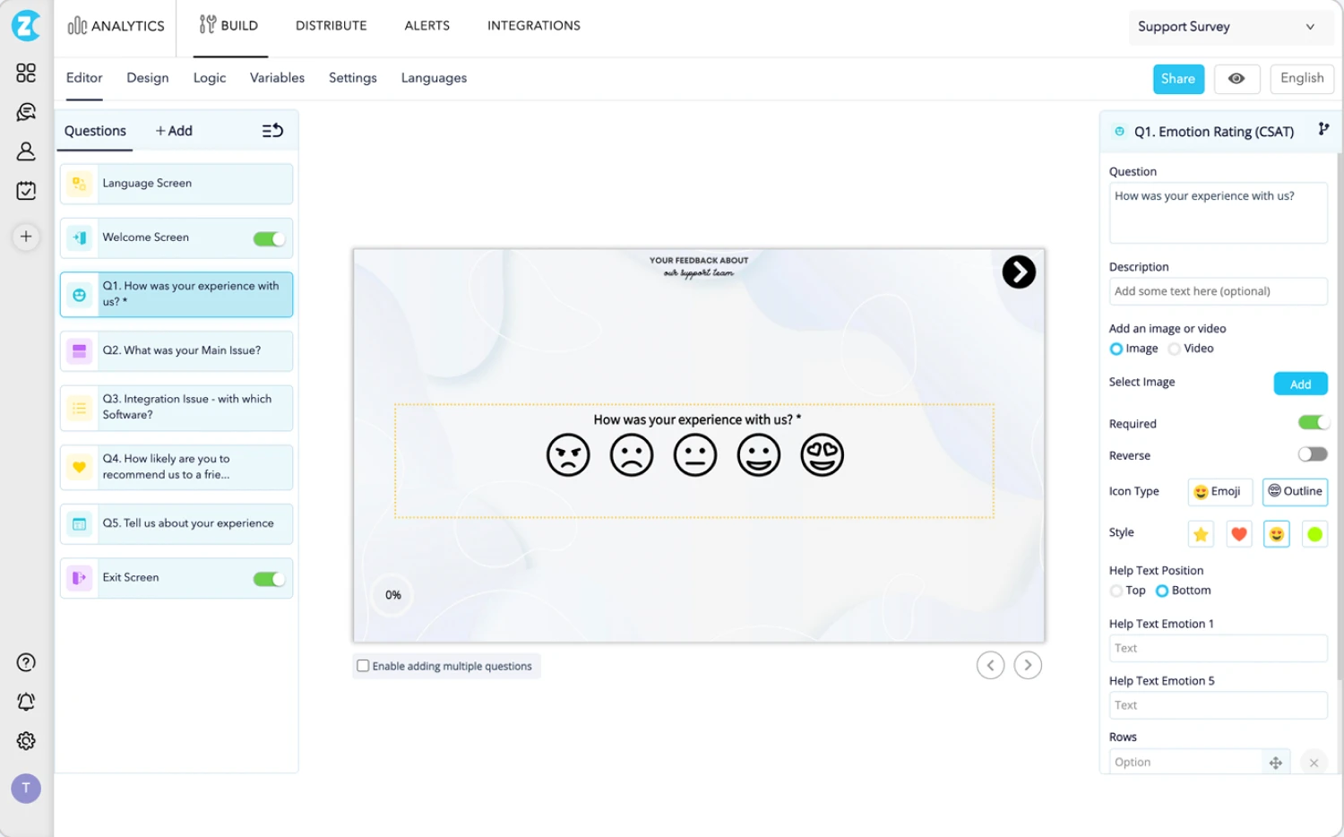 Workspace of Zonka Feedback (Source: Zonka Feedback)